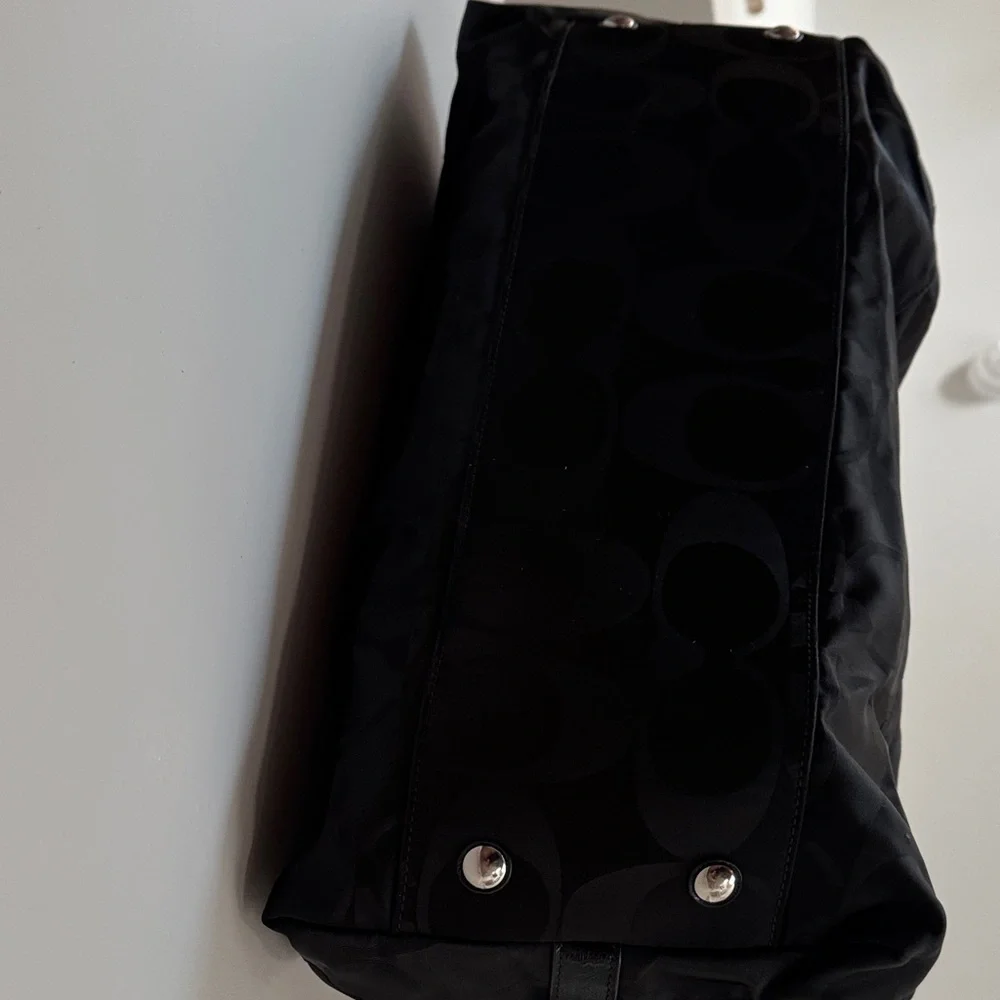 Coach Black Travel Weekender Bag - Picture 5 of 8